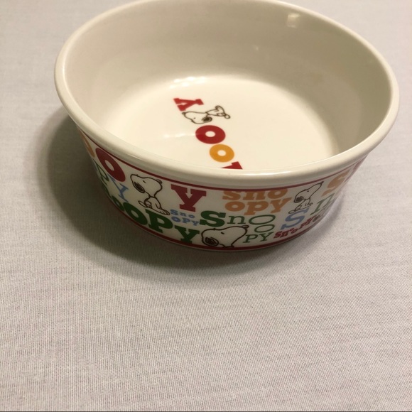 Peanuts Snoopy Ceramic Pet Dish - Picture 3 of 8